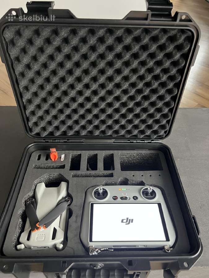 Dji Mini 3 + Dji RC pultas su ekranu + garantija