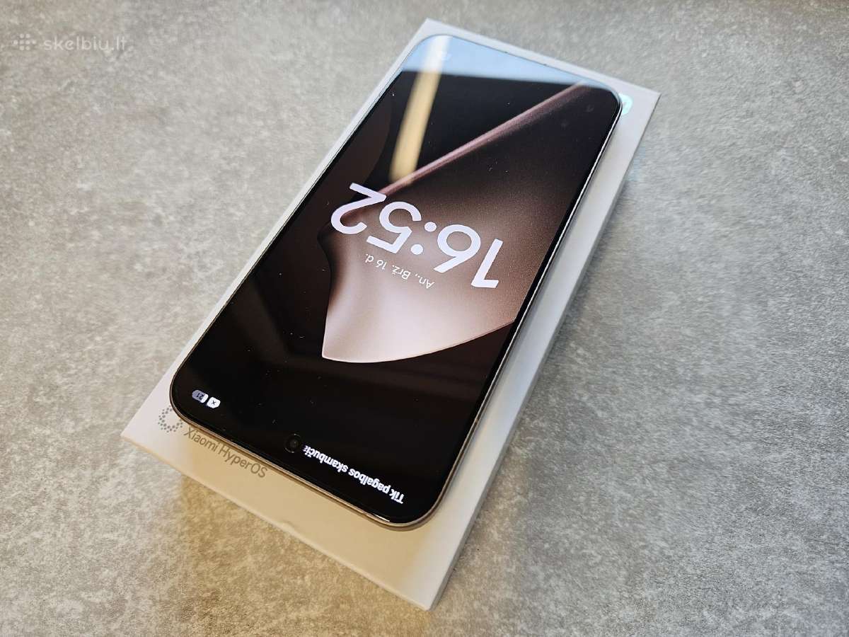 Idealios būklės Xiaomi 15t Pro 512 GB telefonas