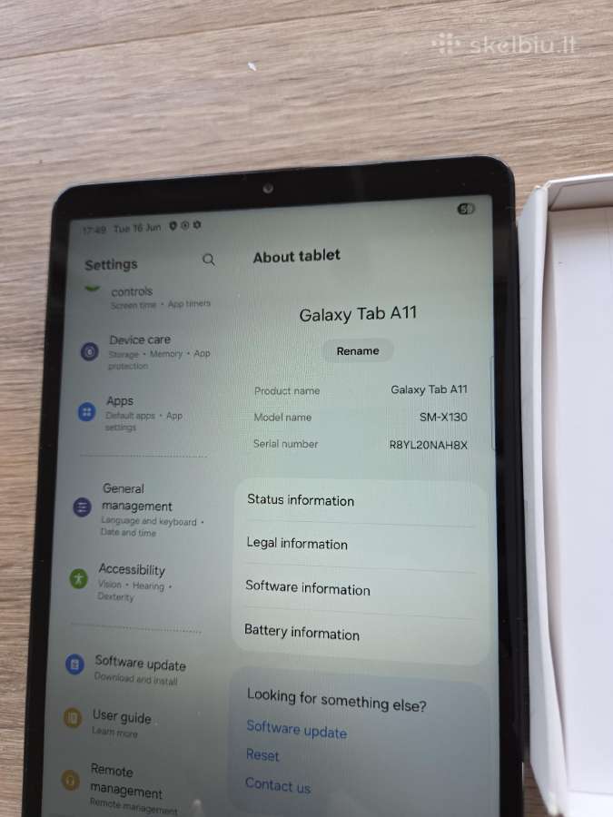 Samsung Galaxy Tab S10 Fe A11 planšetė - nuotraukos Nr. 5