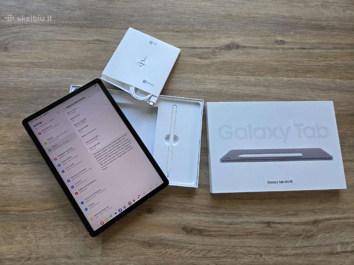Samsung Galaxy Tab S10 Fe A11 planšetė - nuotraukos Nr. 9
