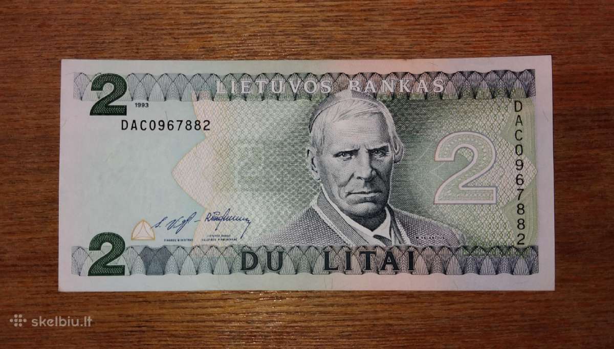 Lietuvos 2 litu banknotas
