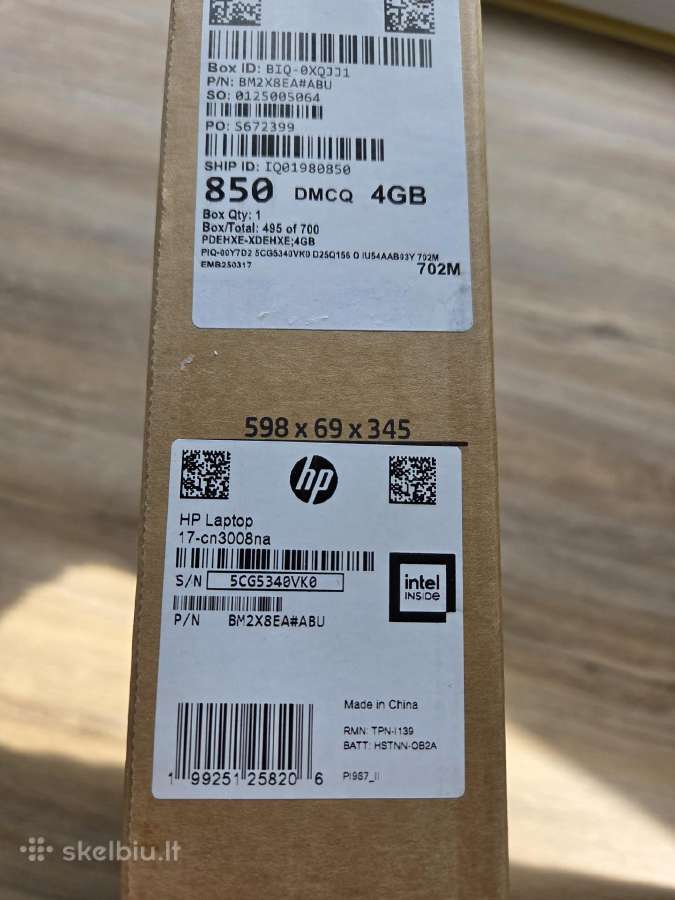 Hp 14s-dq5018na / Hp 17-cn3008na komp - nuotraukos Nr. 6