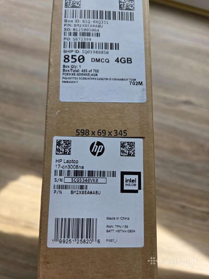 Hp 14s-dq0012na / 14a-nf0002na / 14s-dq5018na - nuotraukos Nr. 20