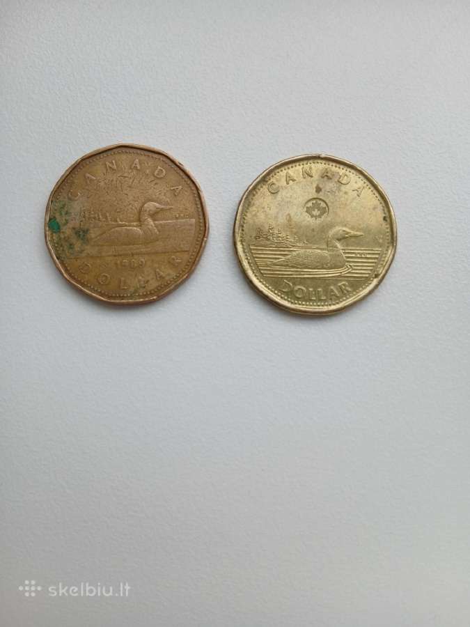 Kanados 1 dolerio monetos - nuotraukos Nr. 2