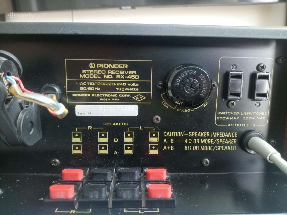 Pioneer Sx-450 - nuotraukos Nr. 5