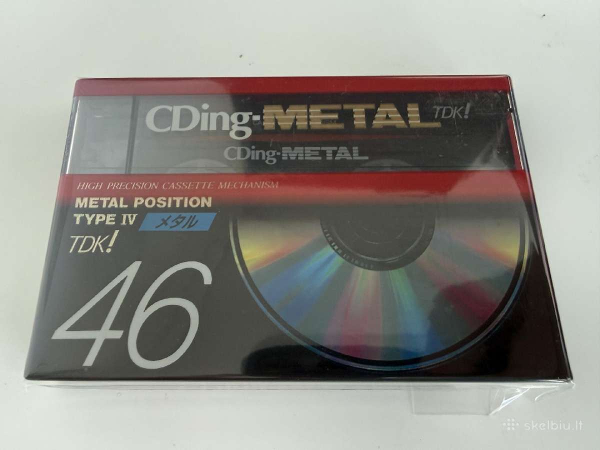 Metal audio kasetes
