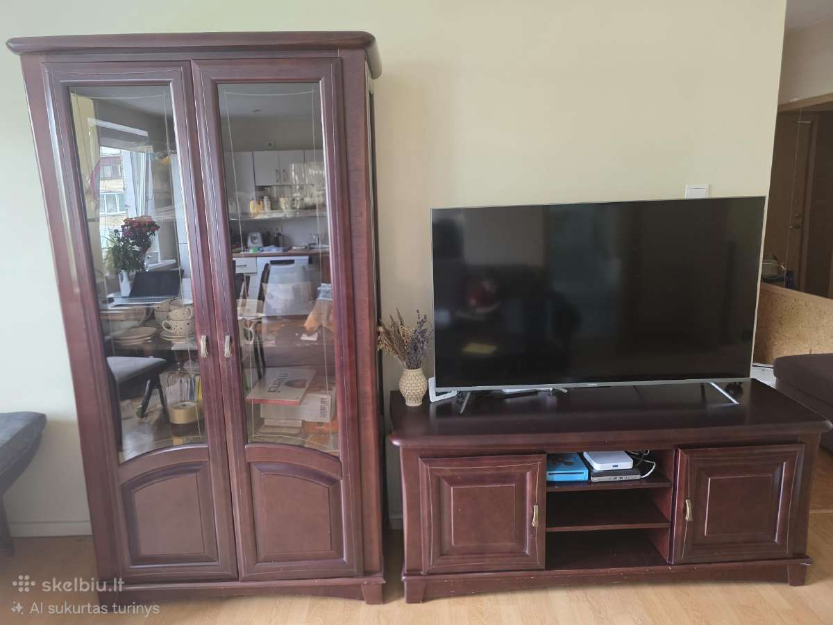 Mebin Lazuryt vitrina + TV komoda
