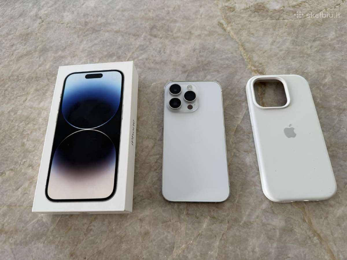 iPhone 14 pro 128gb silver 84% - 399eur