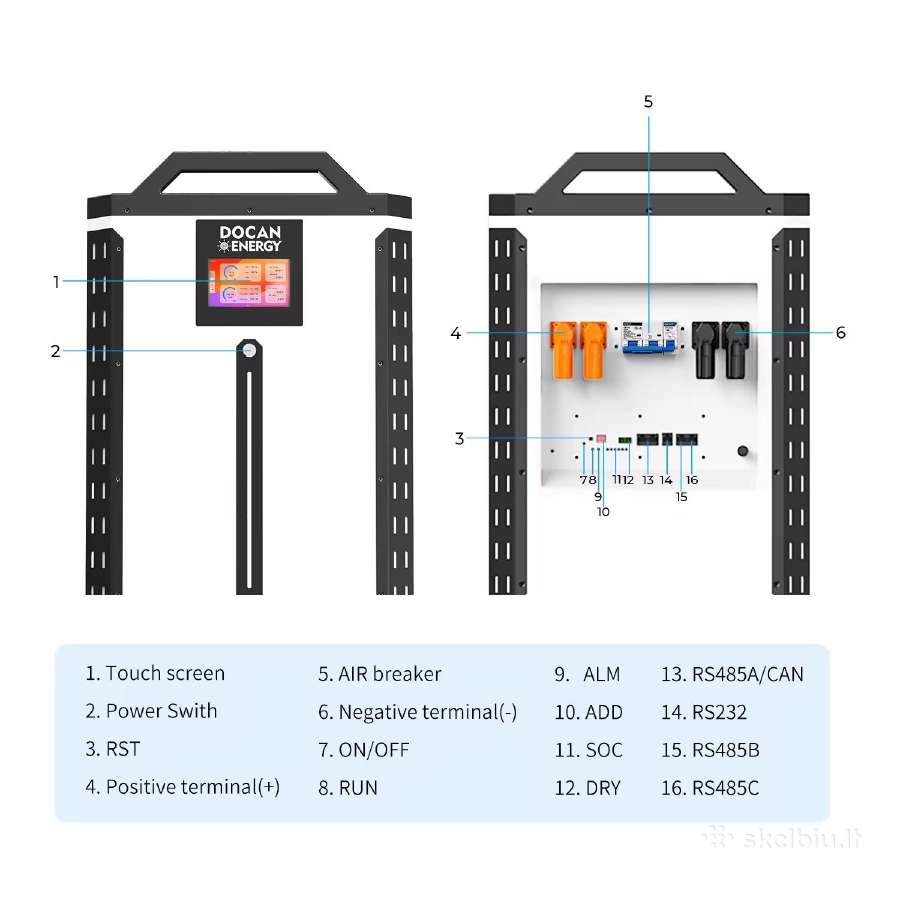 Saulės elektrinės kaupiklis 32/48kwh - nuotraukos Nr. 2