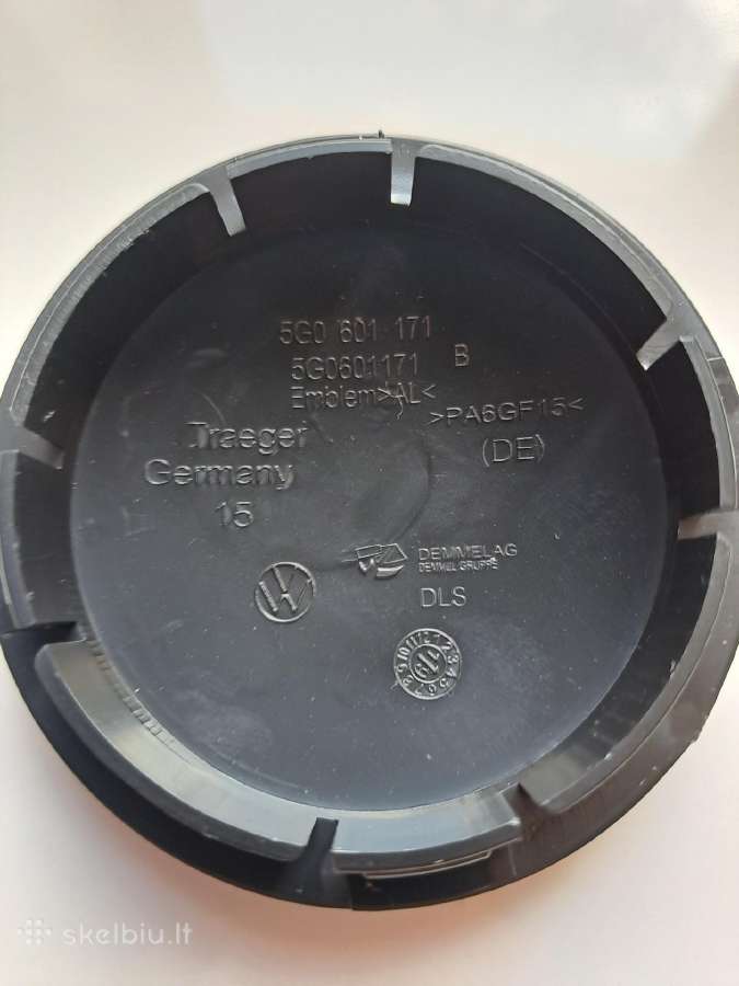 Volkswagen ratų dangteliai 65mm, 4 Vnt. - nuotraukos Nr. 4