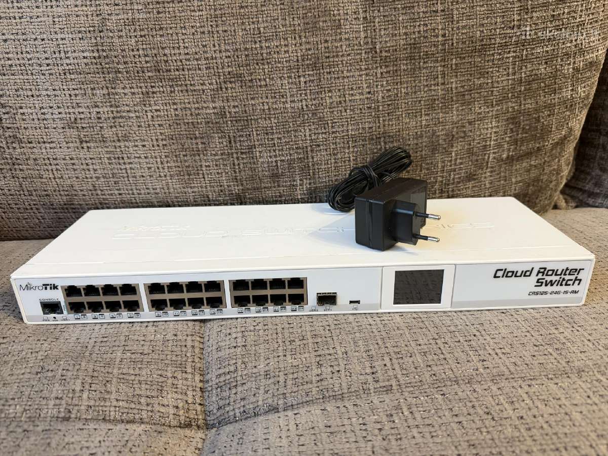 Mikrotik cloud router switch Crs125-24g-1s-rm