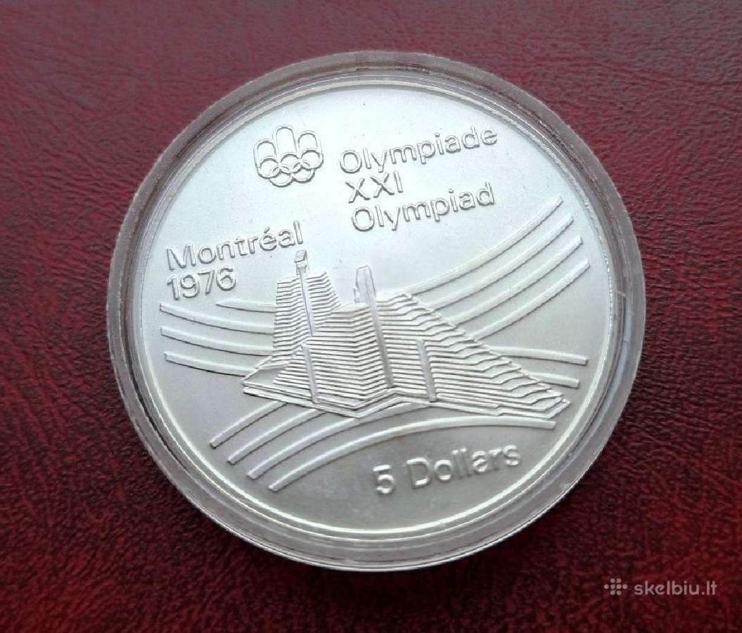 Kanada 1976 5 doleriai (sidabras-kolekcinė)