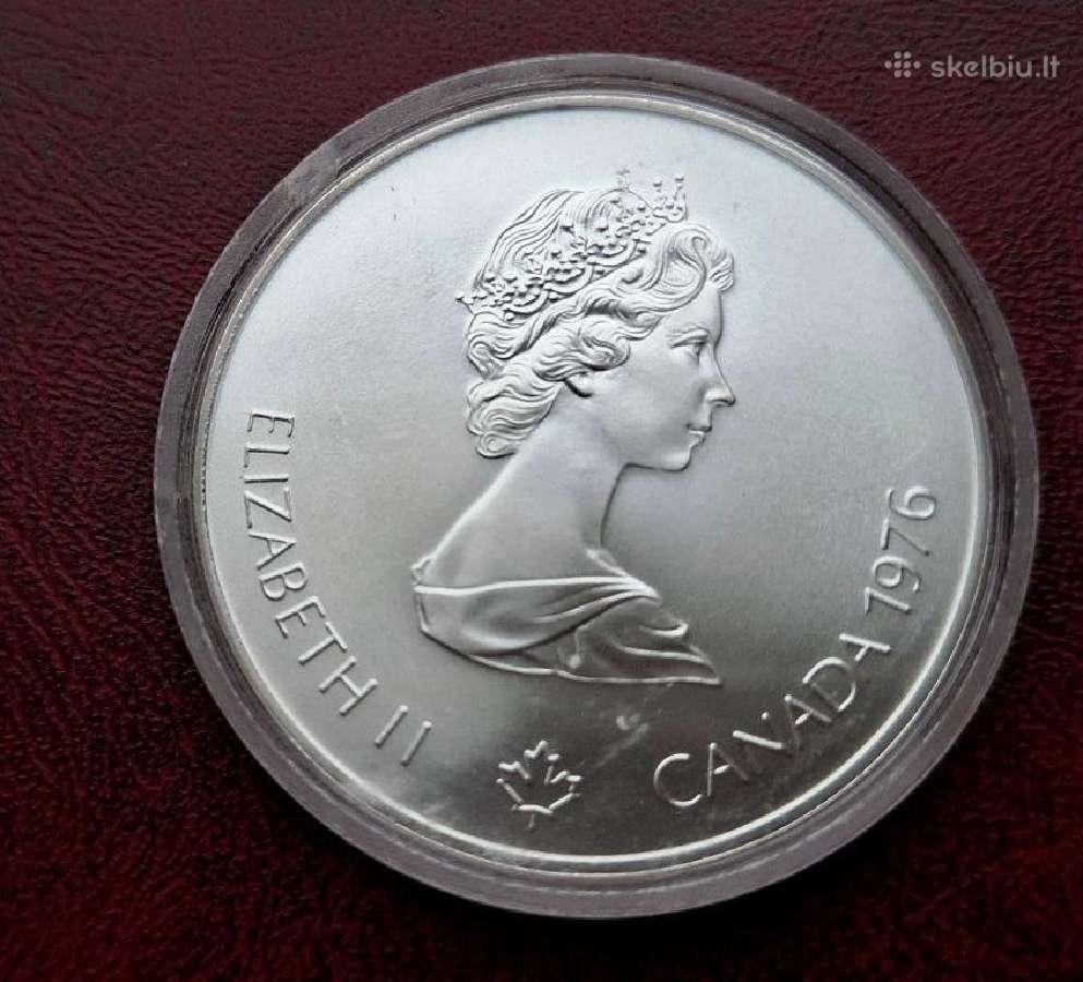 Kanada 1976 5 doleriai (sidabras-kolekcinė) - nuotraukos Nr. 2