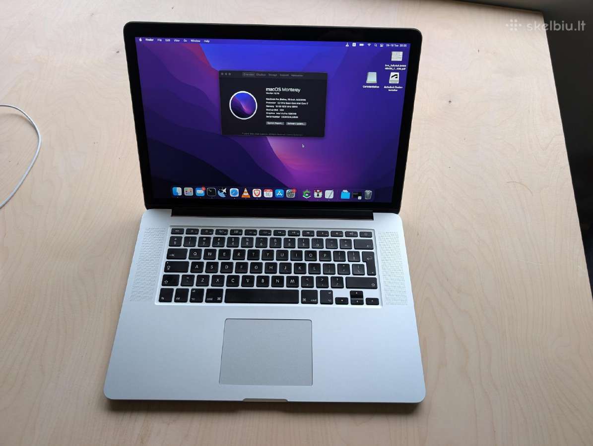 MacBook Pro 15", retina, i7, 16gb