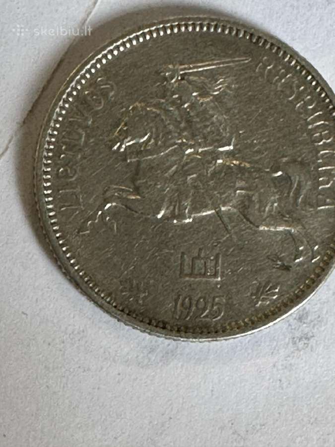 Du litų 1925 - nuotraukos Nr. 3