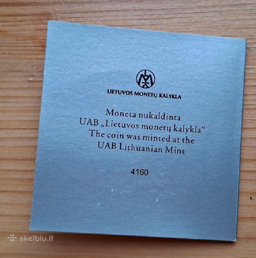 Lietuva 2008 50 litų (kolekcinė-sidabras) - nuotraukos Nr. 5