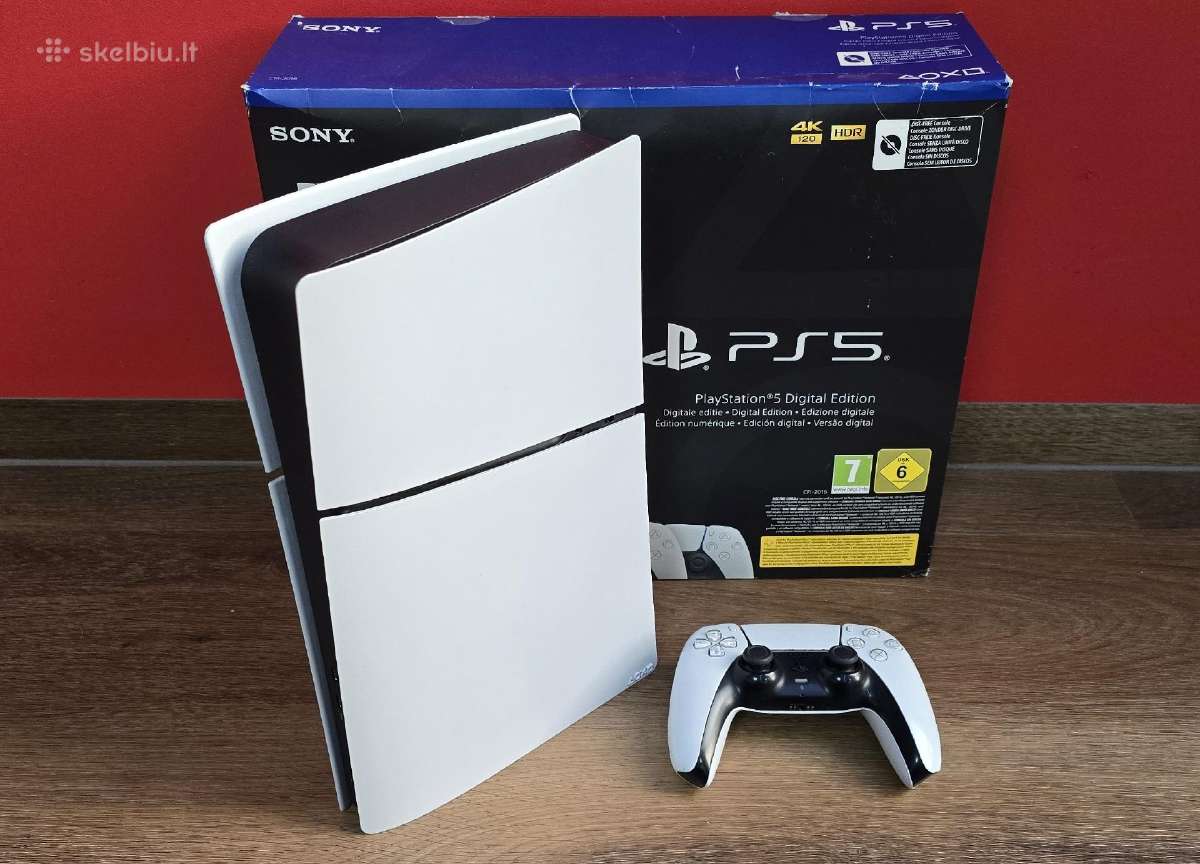 Playstation 5 slim pilnas komplektas