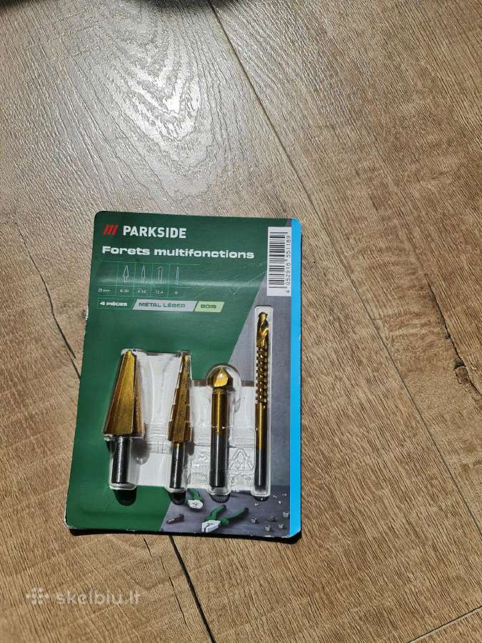 Parkside gražtų frezų zenkuotės rinkinys