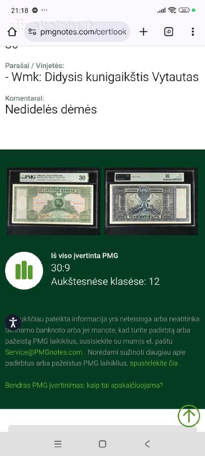 1000 litų 1924