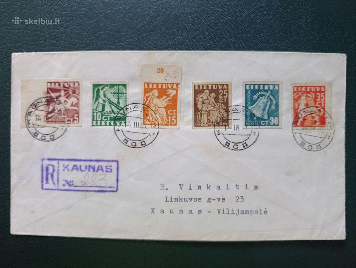 Lietuva 1940 Taikos serija pilna neperforuota