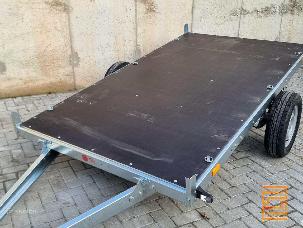 Nauja Stipri 3x1.5m Linginė Priekaba - nuotraukos Nr. 4