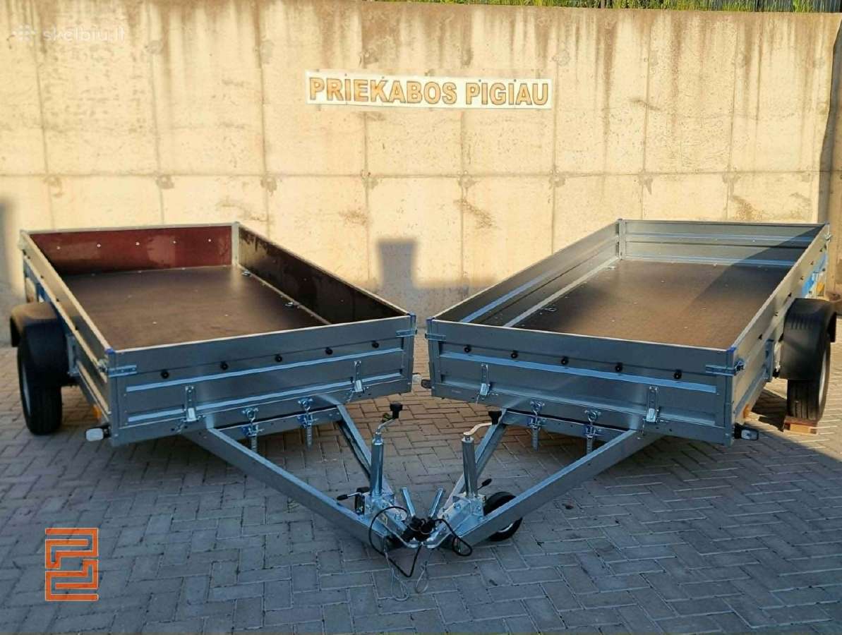 Nauja Stipri 3x1.5m Linginė Priekaba - nuotraukos Nr. 13