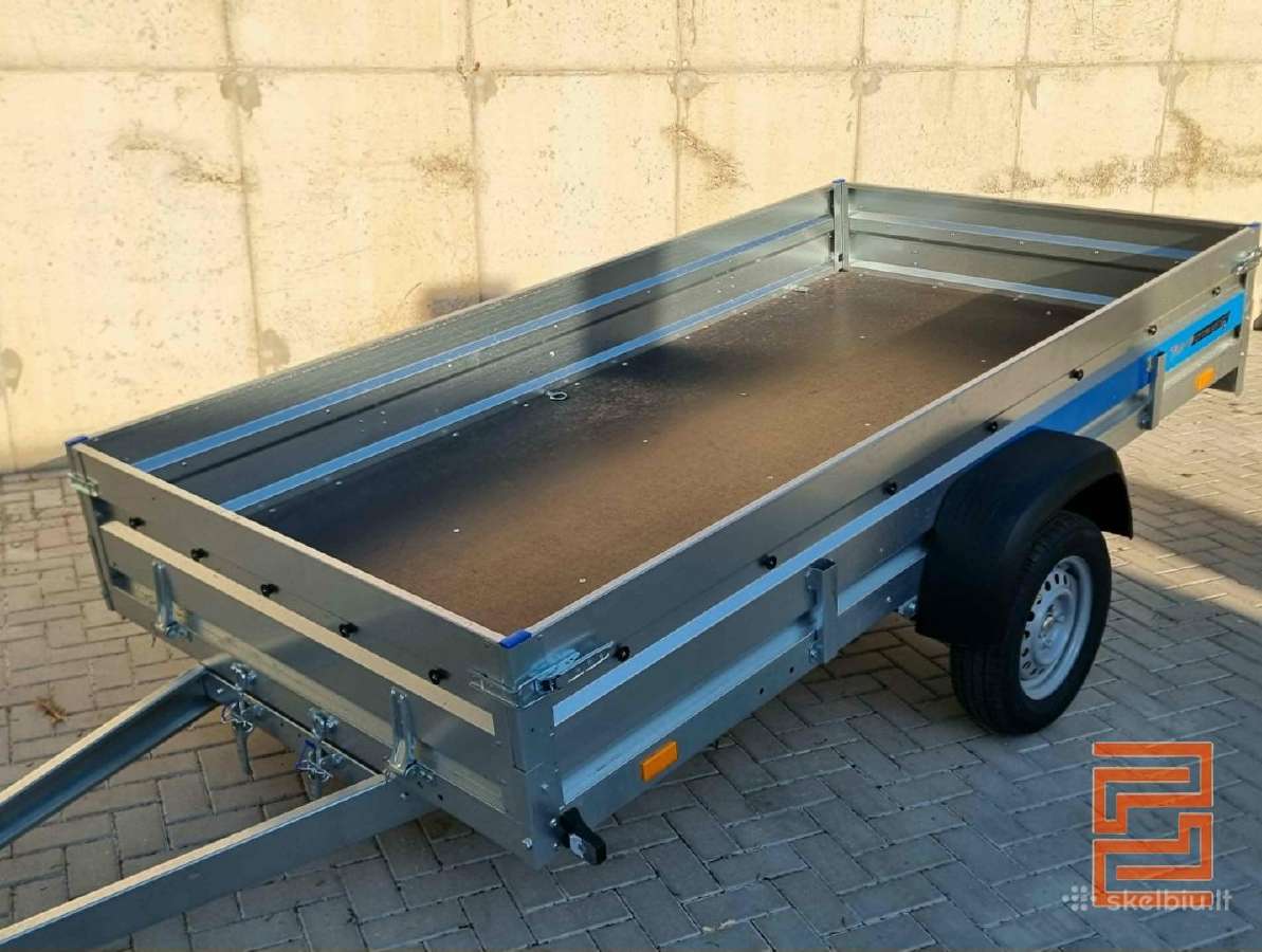 Nauja Stipri 3x1.5m Linginė Priekaba - nuotraukos Nr. 3