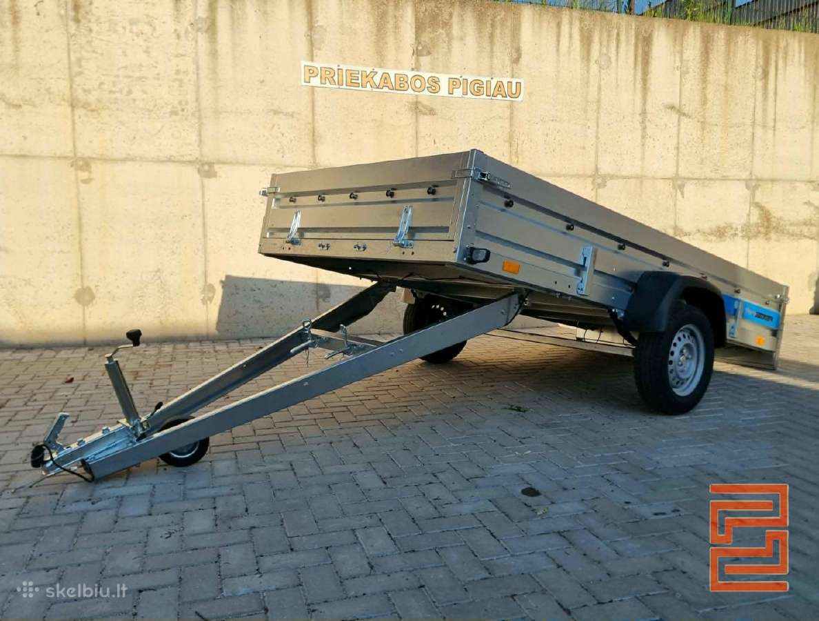 Nauja Stipri 3x1.5m Linginė Priekaba - nuotraukos Nr. 2