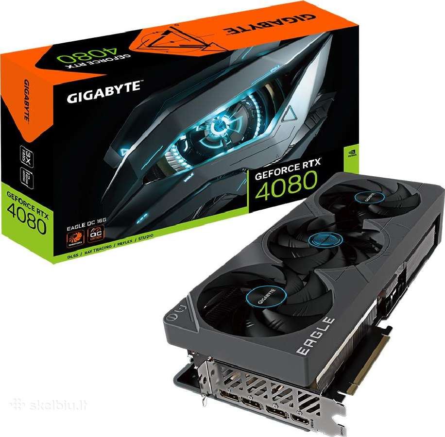 Gigabyte Geforce Rtx 4080 Eagle Oc 16gb+garantija - nuotraukos Nr. 10