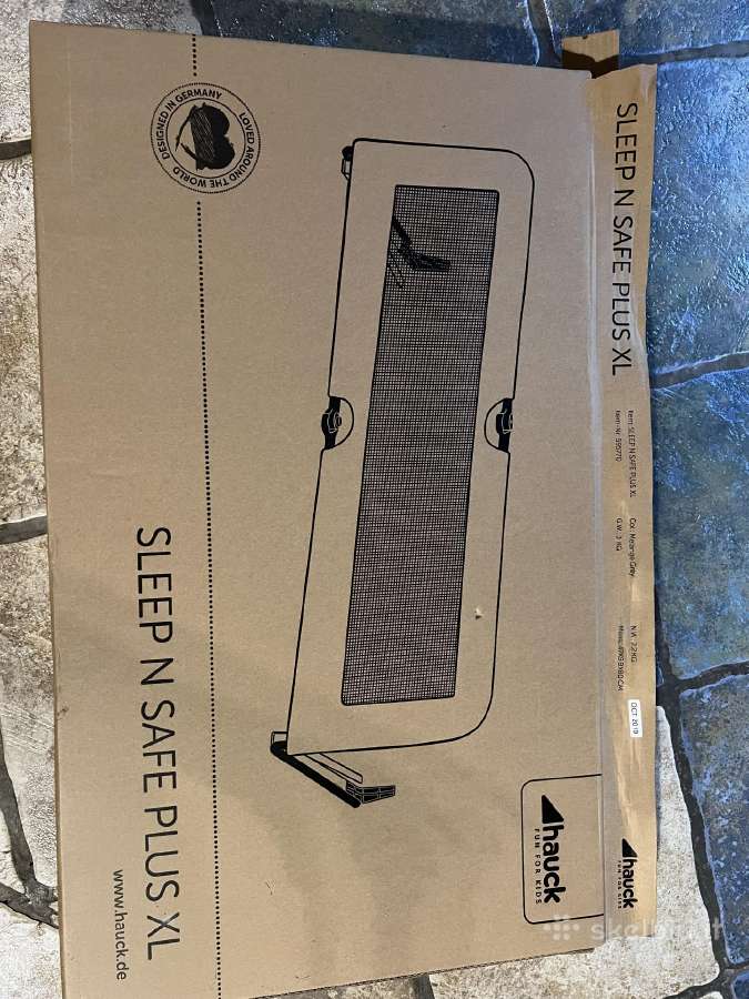 Apsaugine sienele Sleep N Safe Plus XL pilka