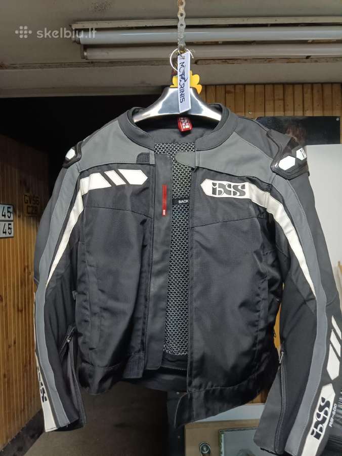 Moto striukė oda-tekst 54(52)dydis Ixs RS 500 1.0