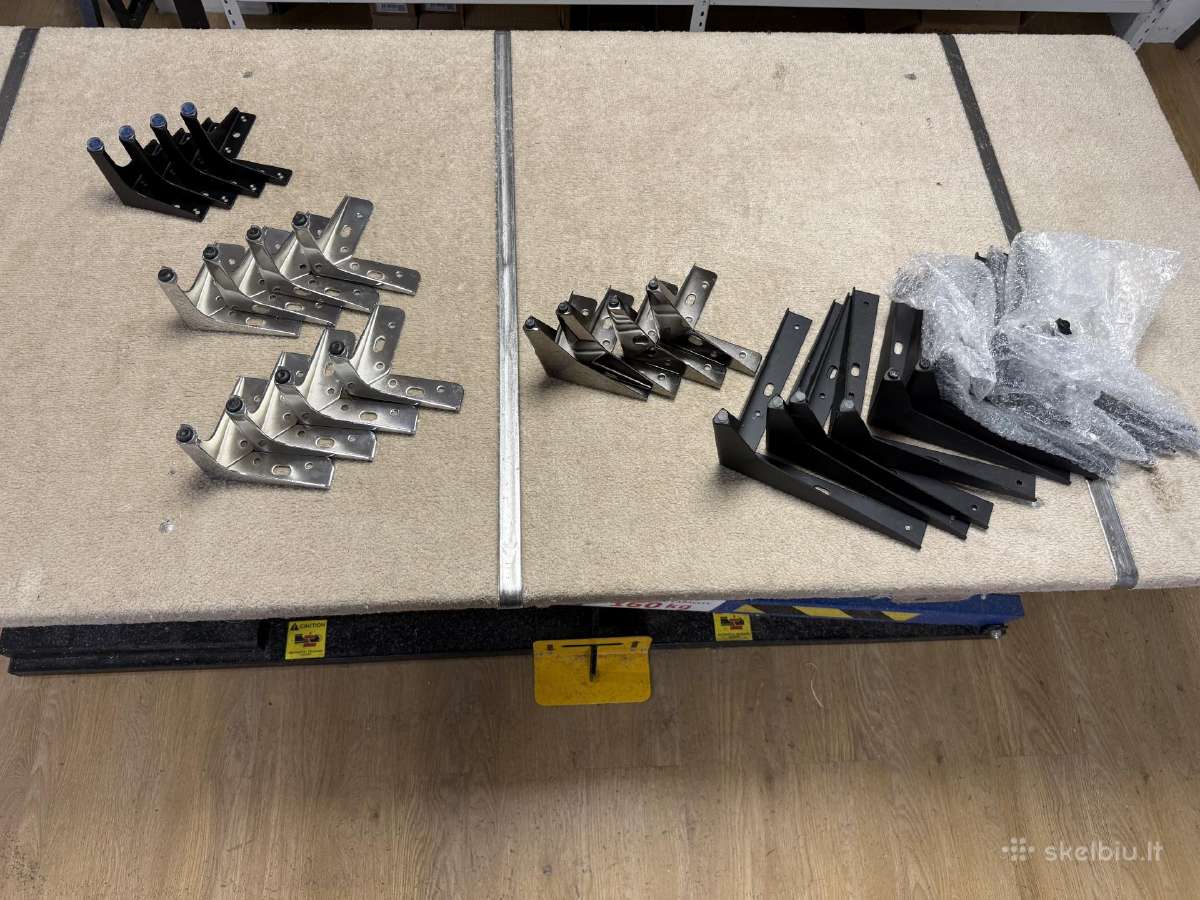 Metalinės baldinės kojelės