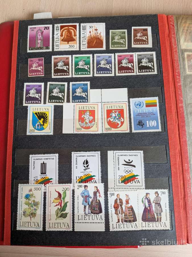 Nenaudoti Lietuviški pašto ženklai - nuotraukos Nr. 2