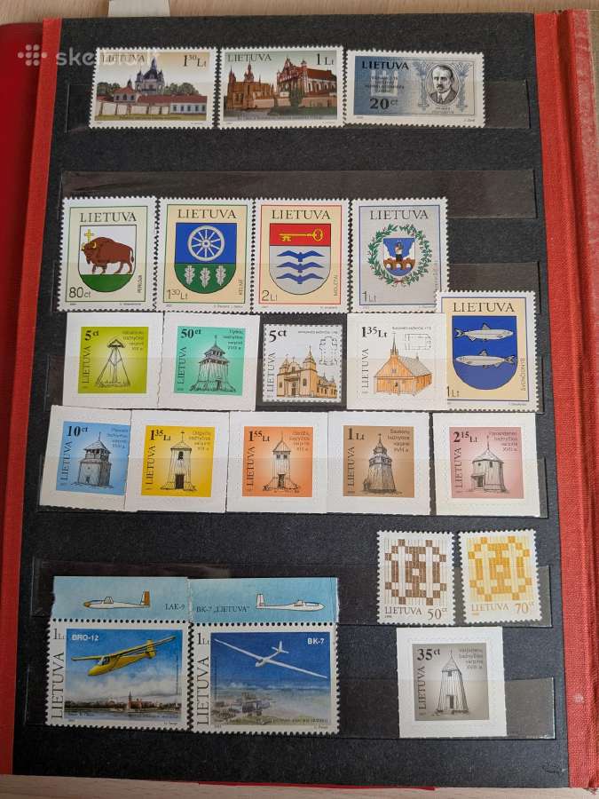 Nenaudoti Lietuviški pašto ženklai - nuotraukos Nr. 4