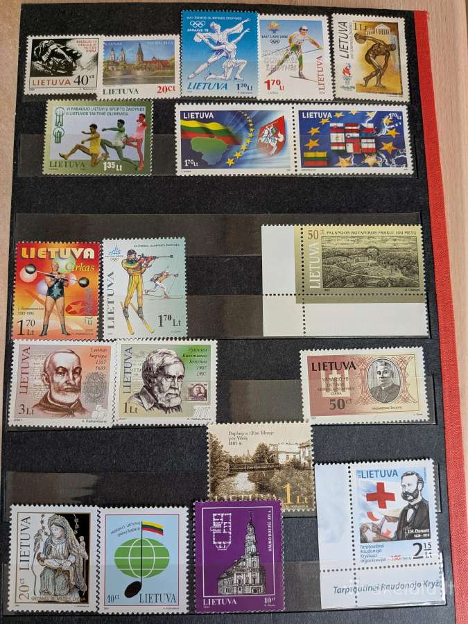Nenaudoti Lietuviški pašto ženklai - nuotraukos Nr. 7