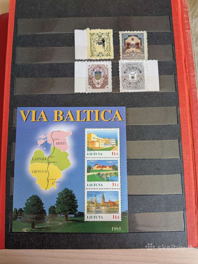 Nenaudoti Lietuviški pašto ženklai - nuotraukos Nr. 8