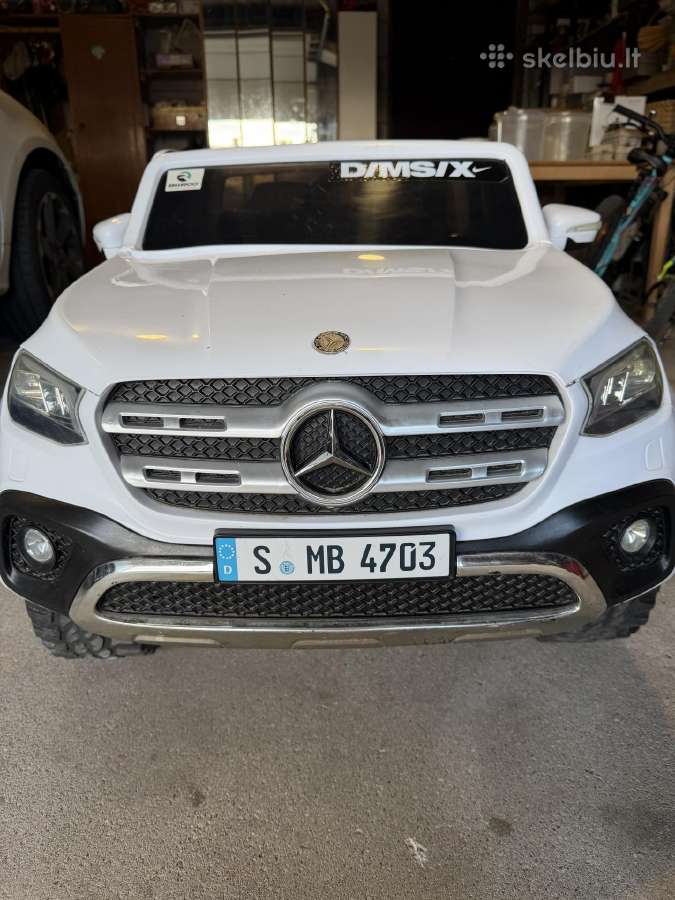 Mercedes-benz X-class vaikiškas elektromobilis 2v