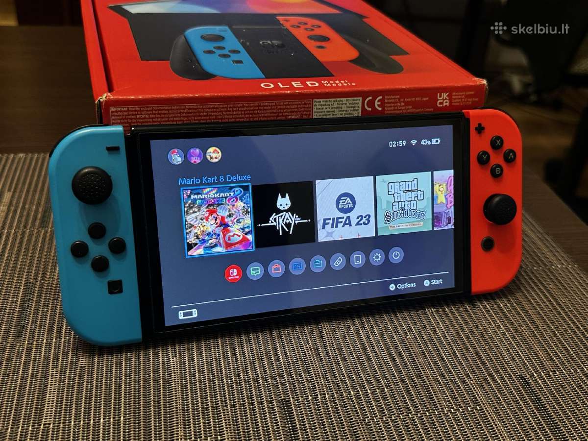 Nintendo Switch Oled (Atrištas)