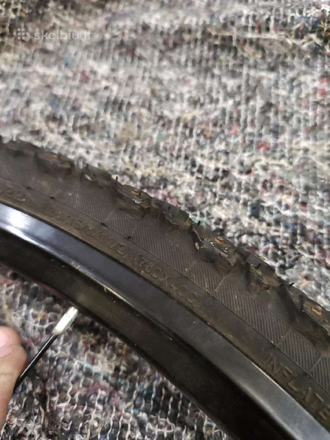 Mavic Aksium 28 dydžio galinis ratas dviračio - nuotraukos Nr. 6