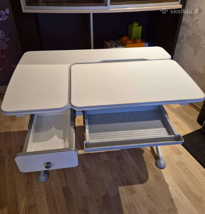 Ergonomiškas stalas vaikui su kėdė rinkinyje - nuotraukos Nr. 3