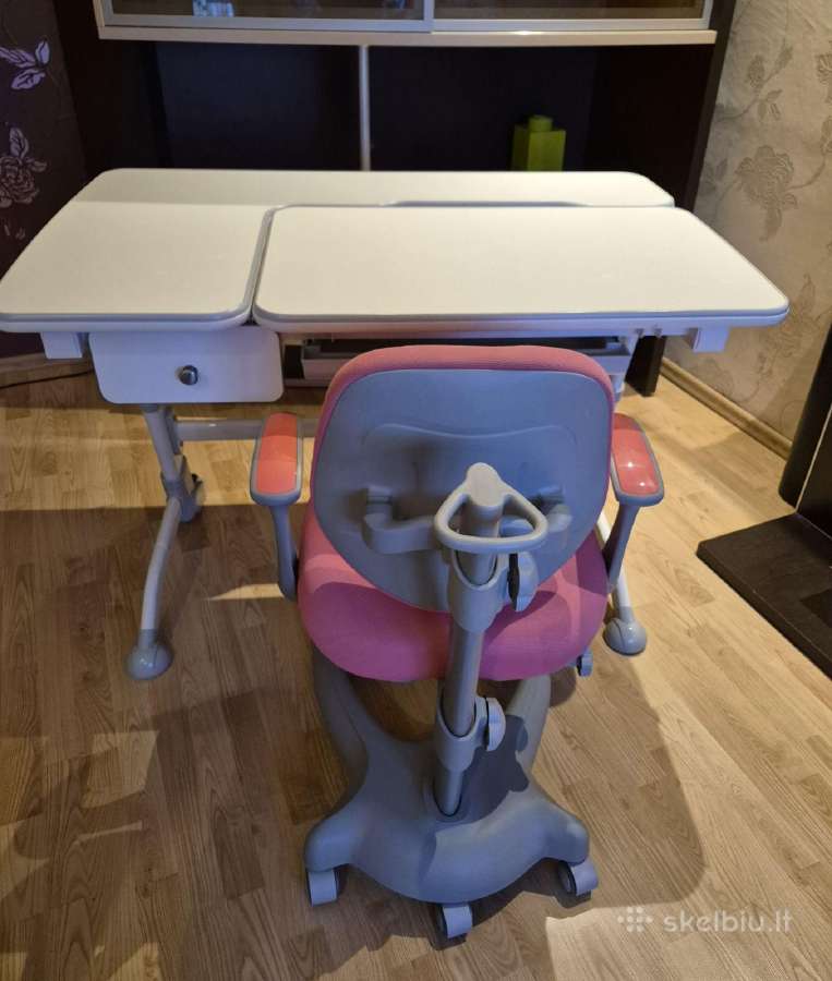 Ergonomiškas stalas vaikui su kėdė rinkinyje - nuotraukos Nr. 6