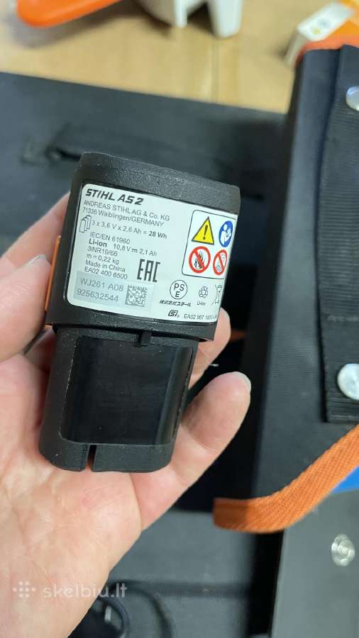 Universalus akumuliatorinis genėtuvas Stihl Gta 26 - nuotraukos Nr. 5