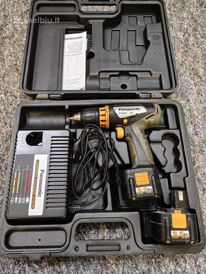 Panasonic Ey6409 suktukas, baterijos neveikia