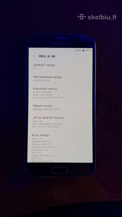 Samsung Galaxy S6 - nuotraukos Nr. 4