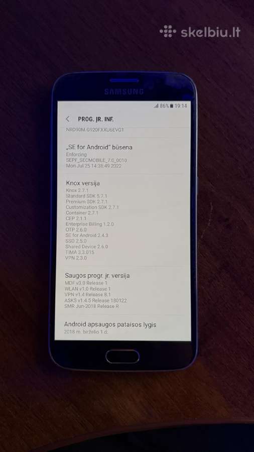 Samsung Galaxy S6 - nuotraukos Nr. 5