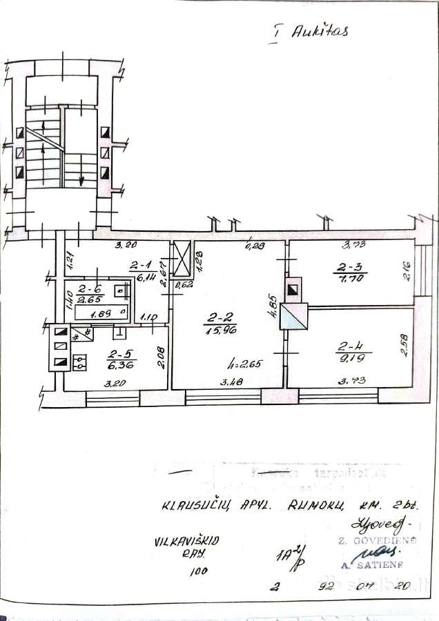 Parduodmas 3 kambarių butas (48kv.m)