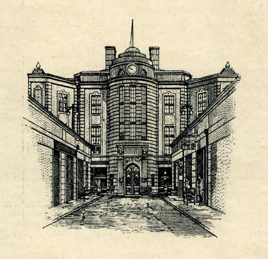 1928 Centralinio žydų banko balansas Kaunas