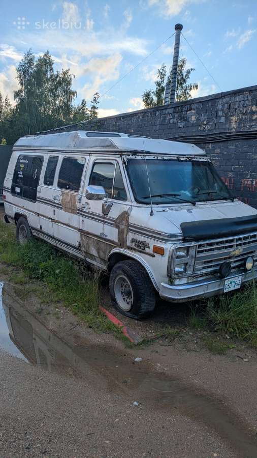 Chevy g20 van dalimis