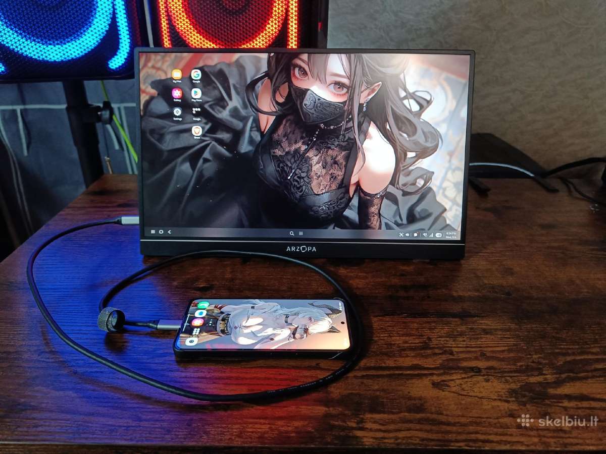 Monitorius Arzopa Z1fc 16.1" 1080p 144hz
