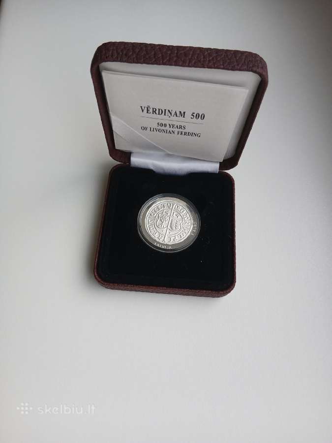 Latvija Sidabras 2015 5 eur